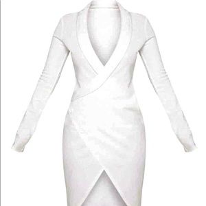 Long Sleeve Blazer Dress